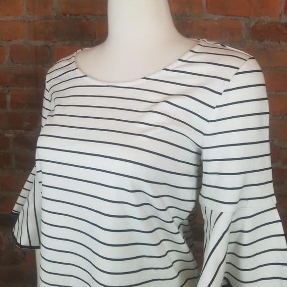 SOLD 41 Hawthorne Stitch Fix Women's Knit Top Stripes W - Picture 3 of 6